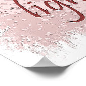 詩篇119聖書聖句クリスチャンのポスター ポスター (角)