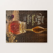 詩篇119:103あなたの言葉は蜂蜜よりも甘い ジグソーパズル (横)