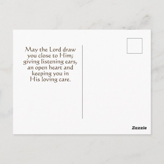 詩篇119:103あなたの言葉は蜂蜜よりも甘い ポストカード (裏面)