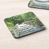 詩篇119:105あなたの言葉はランプである… コースター (左側)