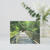 詩篇119:105あなたの言葉はランプである… ポストカード (スタンド正面)