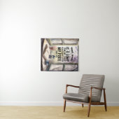 詩篇119:105あなたの言葉はランプの聖句である タペストリー (インサイチュ(横))