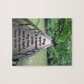 詩篇119:105あなたの言葉は私の足にランプである ジグソーパズル (横)