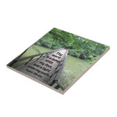 詩篇119:105あなたの言葉は私の足にランプである タイル (側面)