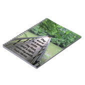 詩篇119:105あなたの言葉は私の足にランプである ノートブック (左側)