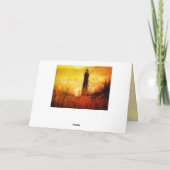 詩篇119:105あなたの言葉は私の足のランプである カード (裏面)