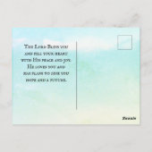 詩篇119:105あなたの言葉は私の足のランプである ポストカード (裏面)