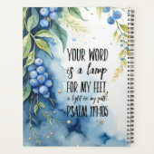 詩篇119:105キリスト教の聖書の聖句 プランナー手帳 (裏面)