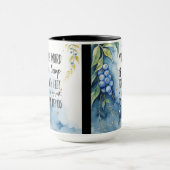 詩篇119:105キリスト教の聖書の聖句 マグカップ (中央)