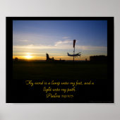 詩篇119:105 ポスター (正面)