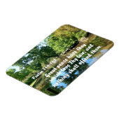 詩篇119:165平和素晴らしは、あなた方を愛する者たちがいる マグネット (左側)