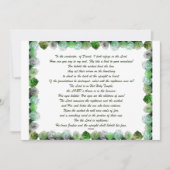 詩篇11, 聖書の言葉 招待状 (正面)