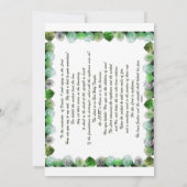 詩篇11, 聖書の言葉 招待状 (裏面)