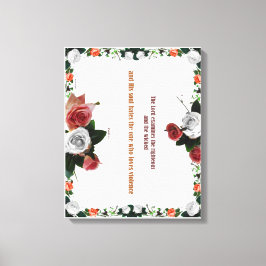 詩篇11:5、暴力なし キャンバスプリント