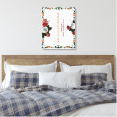 詩篇11:5、暴力なし キャンバスプリント (インサイチュ (寝室))