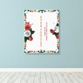 詩篇11:5、暴力なし キャンバスプリント (インサイチュ (ウッドフロア))