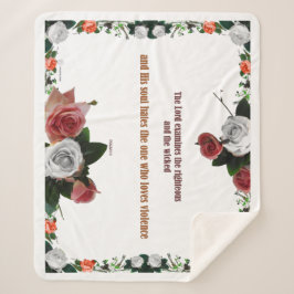 詩篇11:5、暴力なし シェルパブランケット