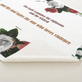 詩篇11:5、暴力なし シェルパブランケット (3/4)