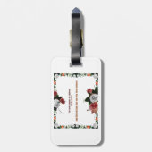 詩篇11:5、暴力なし ラゲッジタグ (裏面縦)