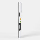 詩篇121番 フラワー幾何学フレーム iPhoneケース (右側面)