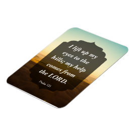 詩篇121 – 主救済よ来の私の マグネット