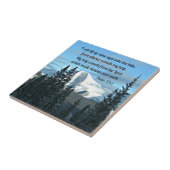 詩篇121:1私は私の目を上げる… タイル (側面)