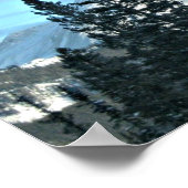 詩篇121:1私は私の目を上げる… ポスター (角)