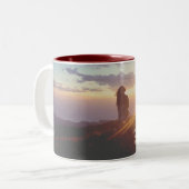 詩篇121:1-2主救済よ来の私 ツートーンマグカップ (正面左)