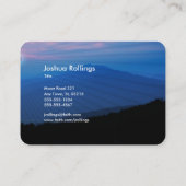 詩篇121; 1-2 – クリスチャン 名刺 (裏面)