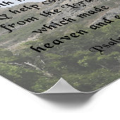 詩篇121:1-2 ポスター (角)