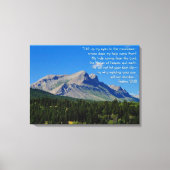 詩篇121:1-3 キャンバスプリント (正面)