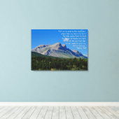 詩篇121:1-3 キャンバスプリント (インサイチュ (ウッドフロア))