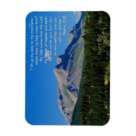 詩篇121:1-3 マグネット (縦)