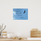 詩篇126:5涙を流す者は刈り取る。 ポスター (キッチン)