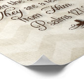 詩篇127:3「子は主からの賜物である」 ポスター (角)