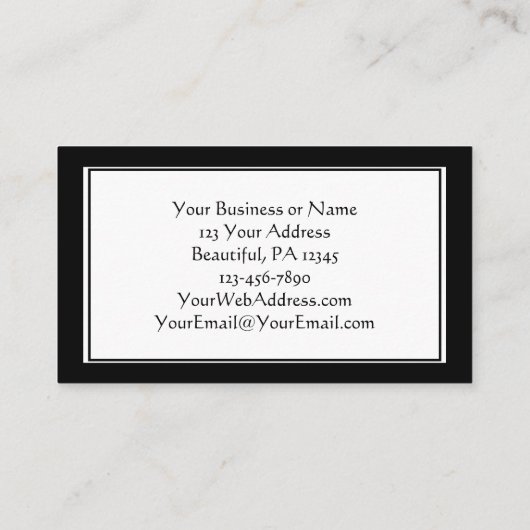 詩篇136神の愛は決して失敗しない、美しいフローラ 名刺 (裏面)