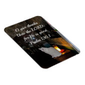 詩篇136:1主与えに感謝していよ、彼は主である マグネット (右側)