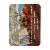 詩篇136:1主与えに感謝していよ、彼は主である マグネット (縦)