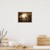 詩篇138:1 _ポスターアート ポスター (キッチン)