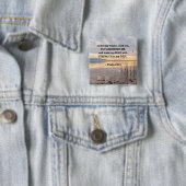 詩篇138:3あなたは湖のはっきりした上に日没させた 缶バッジ (インサイチュ)