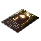 詩篇138:3あなたは私に答えて、私を作はっきりしたった ノートブック (左側)