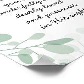 詩篇139神の子の聖書名 ポスター (角)