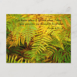 詩篇139章2節 | 霊感あふれる言葉 ポストカード