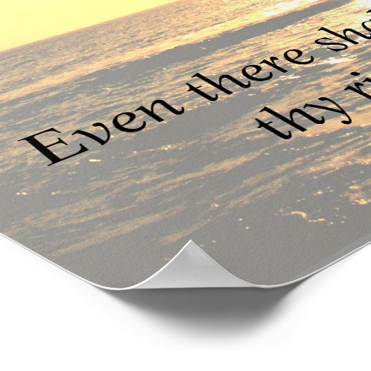 詩篇139 ポスター (角)