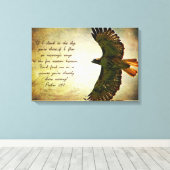 詩篇139:感動的7 キャンバスプリント (インサイチュ (ウッドフロア))