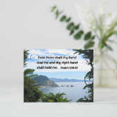 詩篇139:10たとえそなたの手が私を導く シーズンポストカード (スタンド正面)