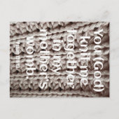 詩篇139:13あなたは私を一緒に聖なる書物、 経典カードで編んだ ポストカード (正面)