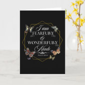 詩篇139:14 キリスト教聖書の名言 カード (黄色い花)