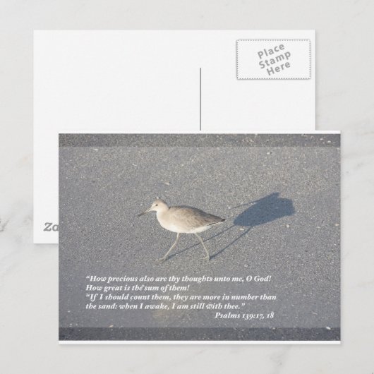 詩篇139:17-18 ポストカード (正面/裏面)