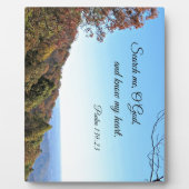 詩篇139:23神よ、わたしを探し求めよ… フォトプラーク (正面)